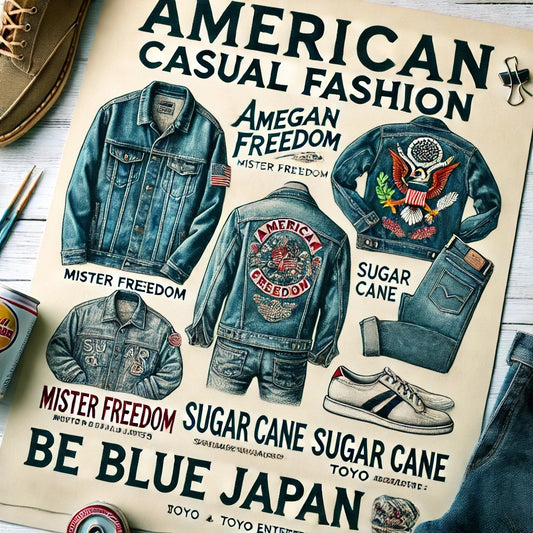 American Casual: We Carry Mister Freedom, Sugar Cane, and Toyo Enterprise Products