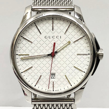 Gucci Watch Size - Color Silver 126.3 G Timeless Date Quartz F131