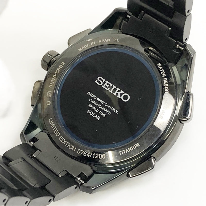 Seiko Watch Size - Color Black Radio Solar Saga227 8B92-0Ar0 Brightz Flight Expe