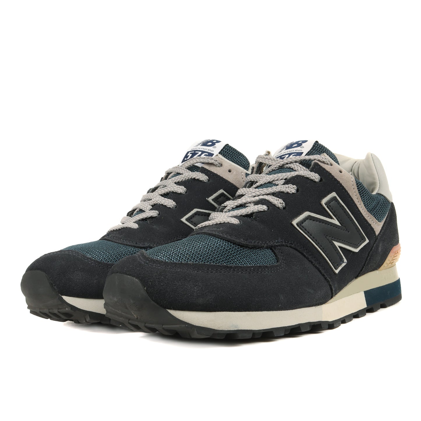 New Balance Men Size 10 5 M576 NGA Navy Low Cut Sneakers Excellent Condition