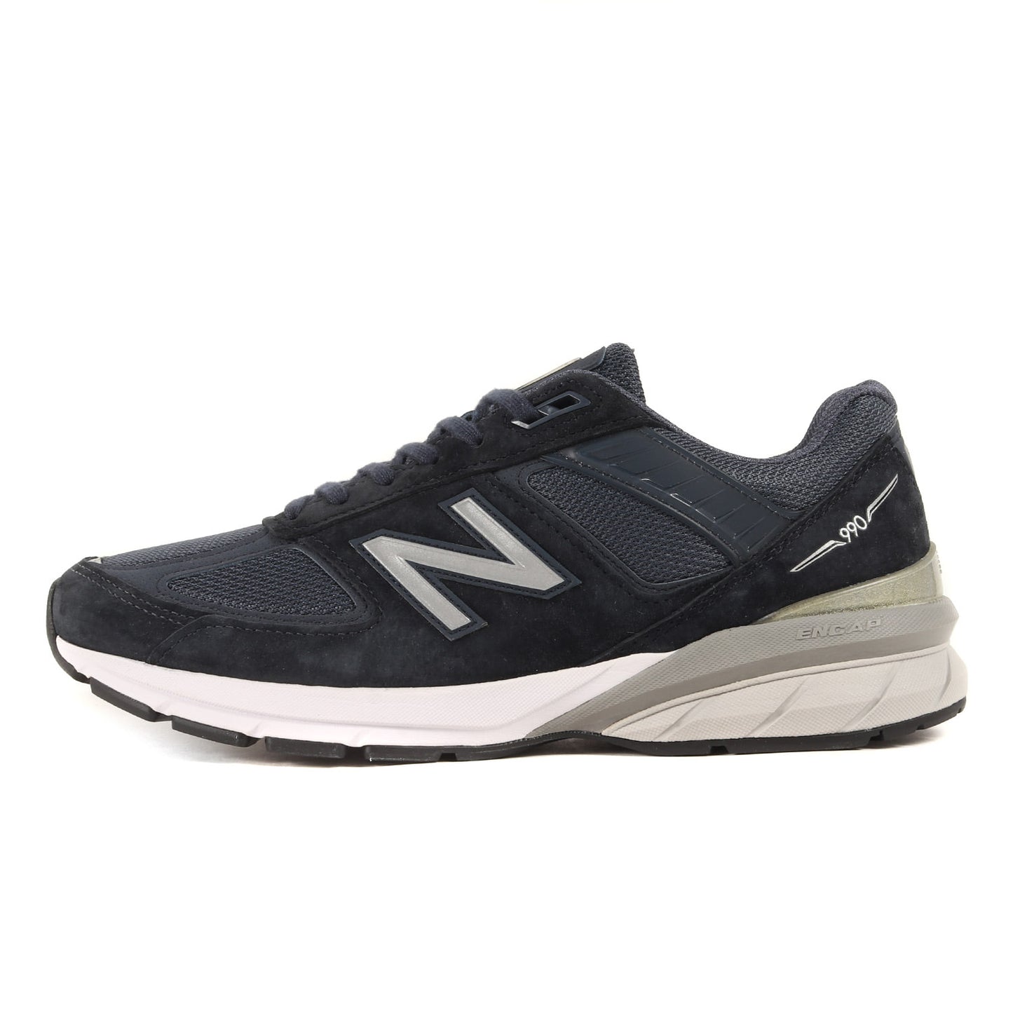 New Balance Men Size 10 M990 NV5 2019 Navy Low Cut Sneakers Suede Mesh Near Mint