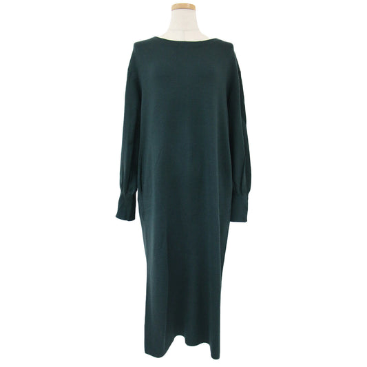 23Rd Ward Nijuthanku One Piece Knit Long Dark Green Size 38 M Straight Boat Neck