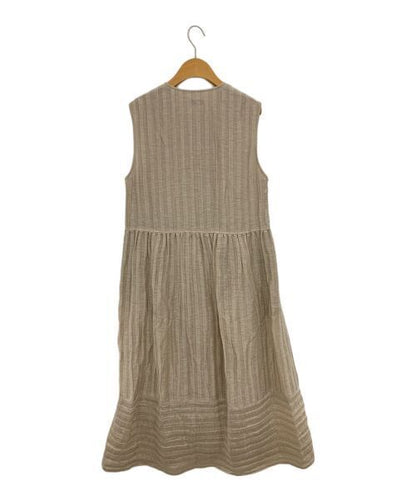 Jacquard No Sleeve Dress dress Onepiece