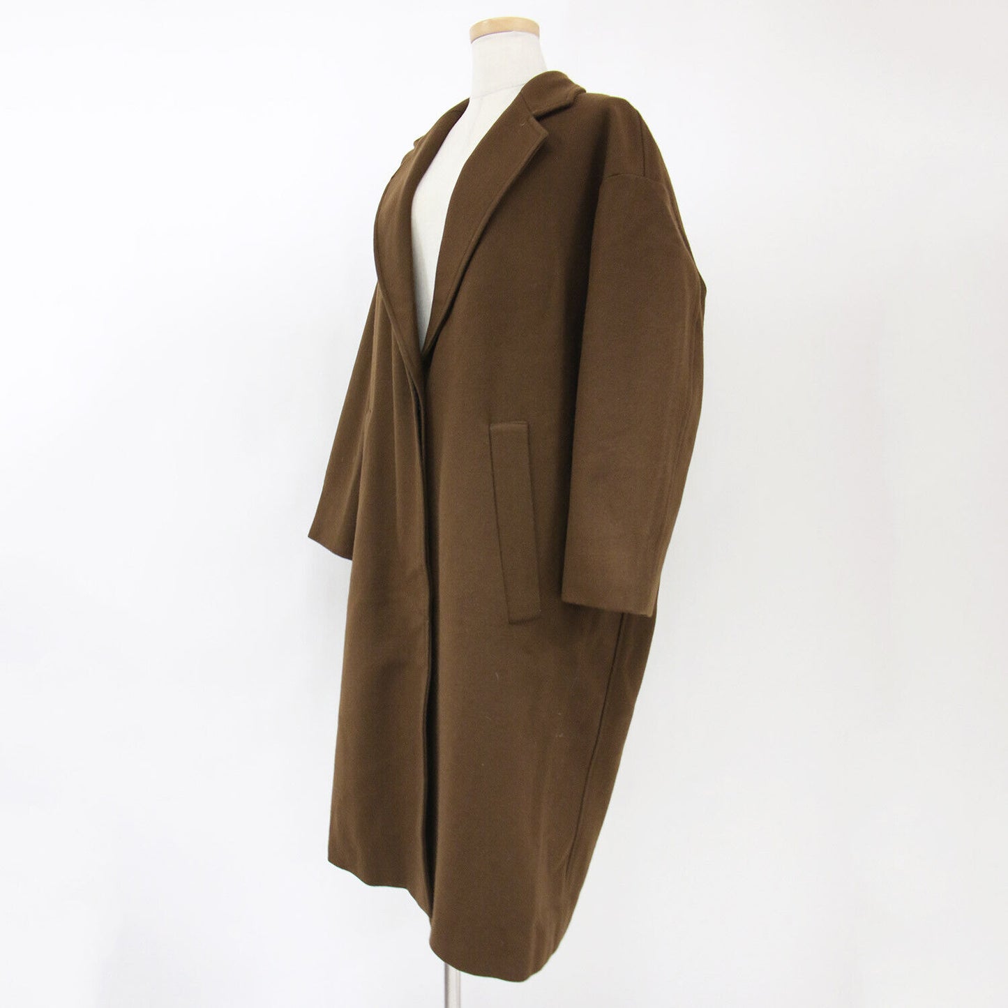 Isabel Marant Etoile Coat Chester Brown Size 34 Xs Long Tailored Color I Line Hi