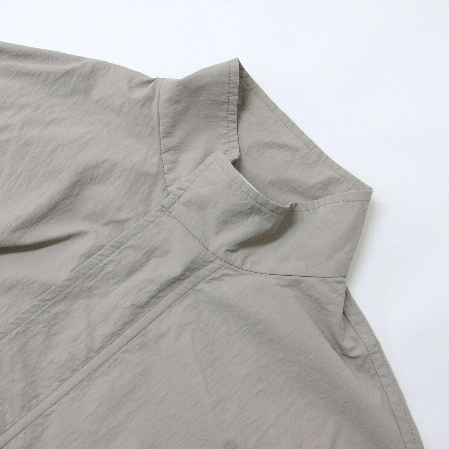 1er Arrondissement Premier Jacket Nylon Gray 36 S Stand Collar Field Military Lo