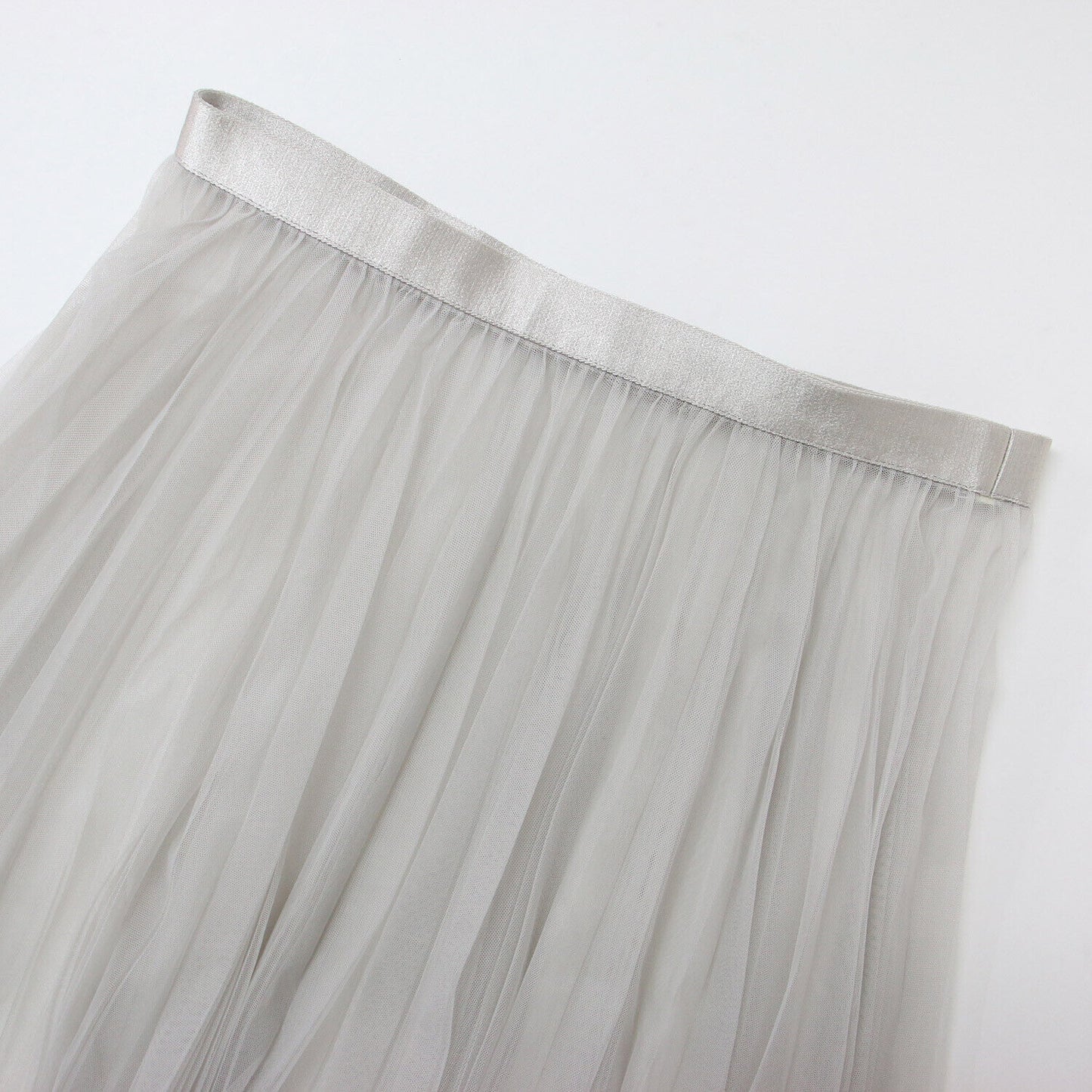 23 Ward Skirt Long Pleated 24 Spring/Summer Grayish Beige 44 XL Petticoat Includ