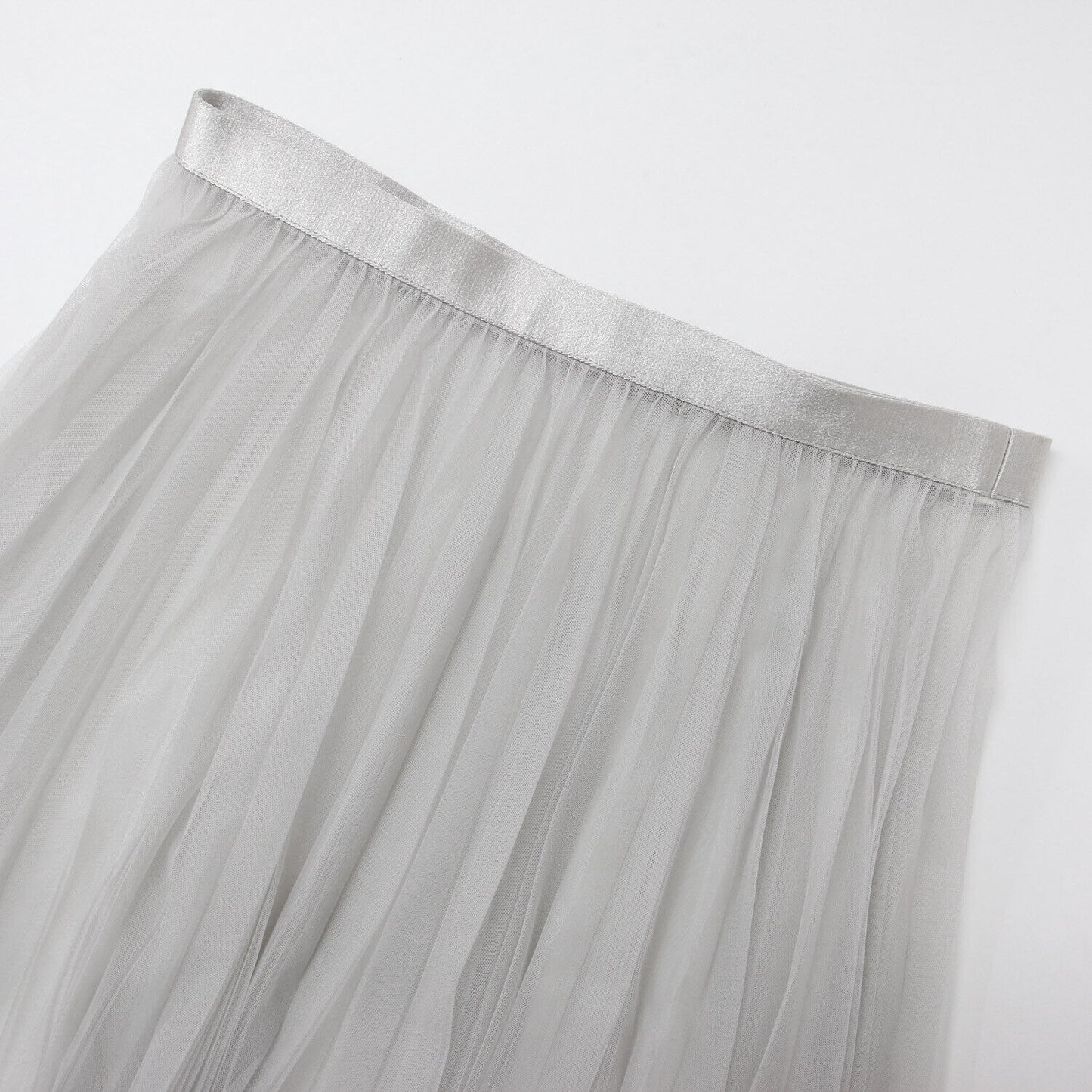 23 Ward Skirt Long Pleated 24 Spring/Summer Grayish Beige 44 XL Petticoat Includ