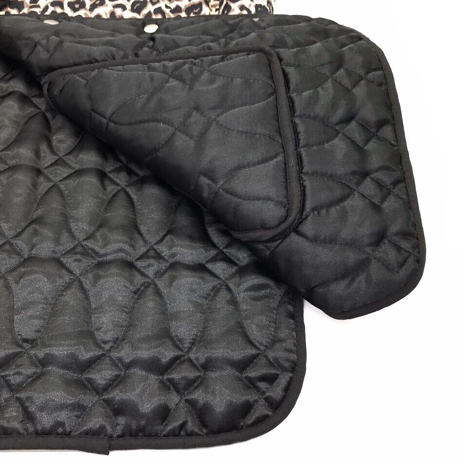 Iena Slobe Reversible Quilted Blouson 21-011-912-6011-3-0 Black Leopard Kurayosh