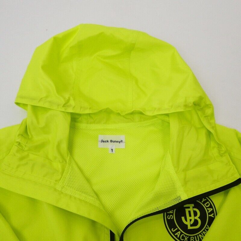 Jack Bunny Water Repellent Zip Up Blouson 263-1120110 Nylon Jacket Yellow Size 1