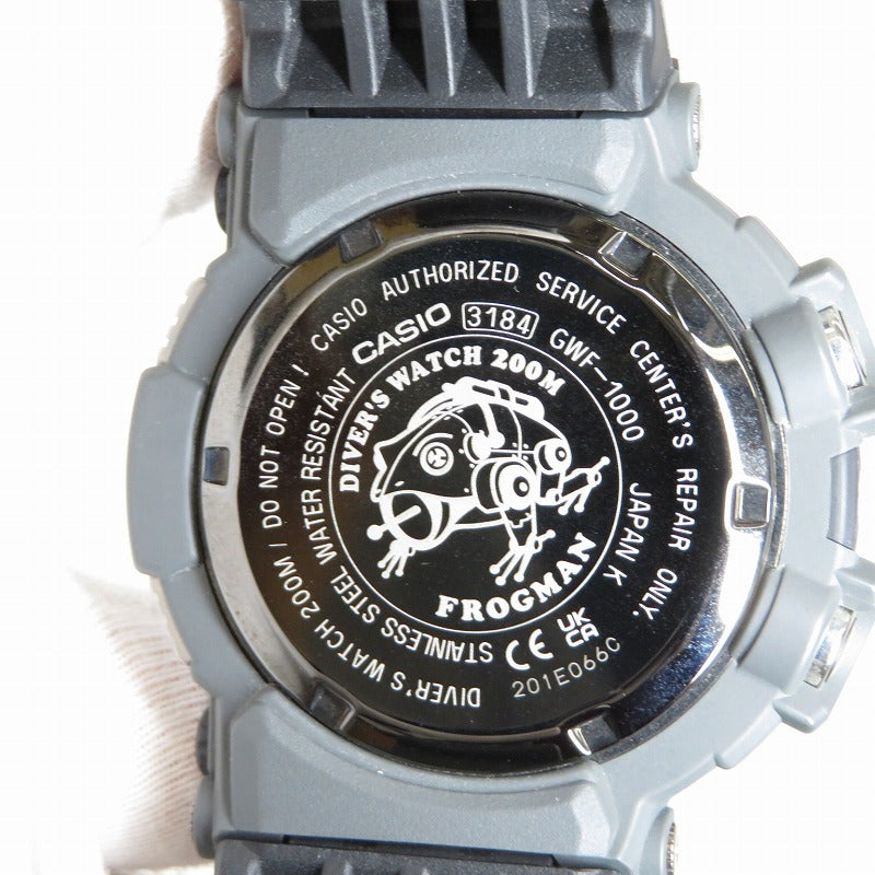 G-Shock Frogman Watch Gwf-1000-1Jf Black Seto Ohashi Store