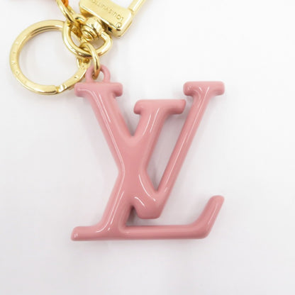 Louis Vuitton Keychain LV Pop Flower M01076 Pink Orange Excellent Condition