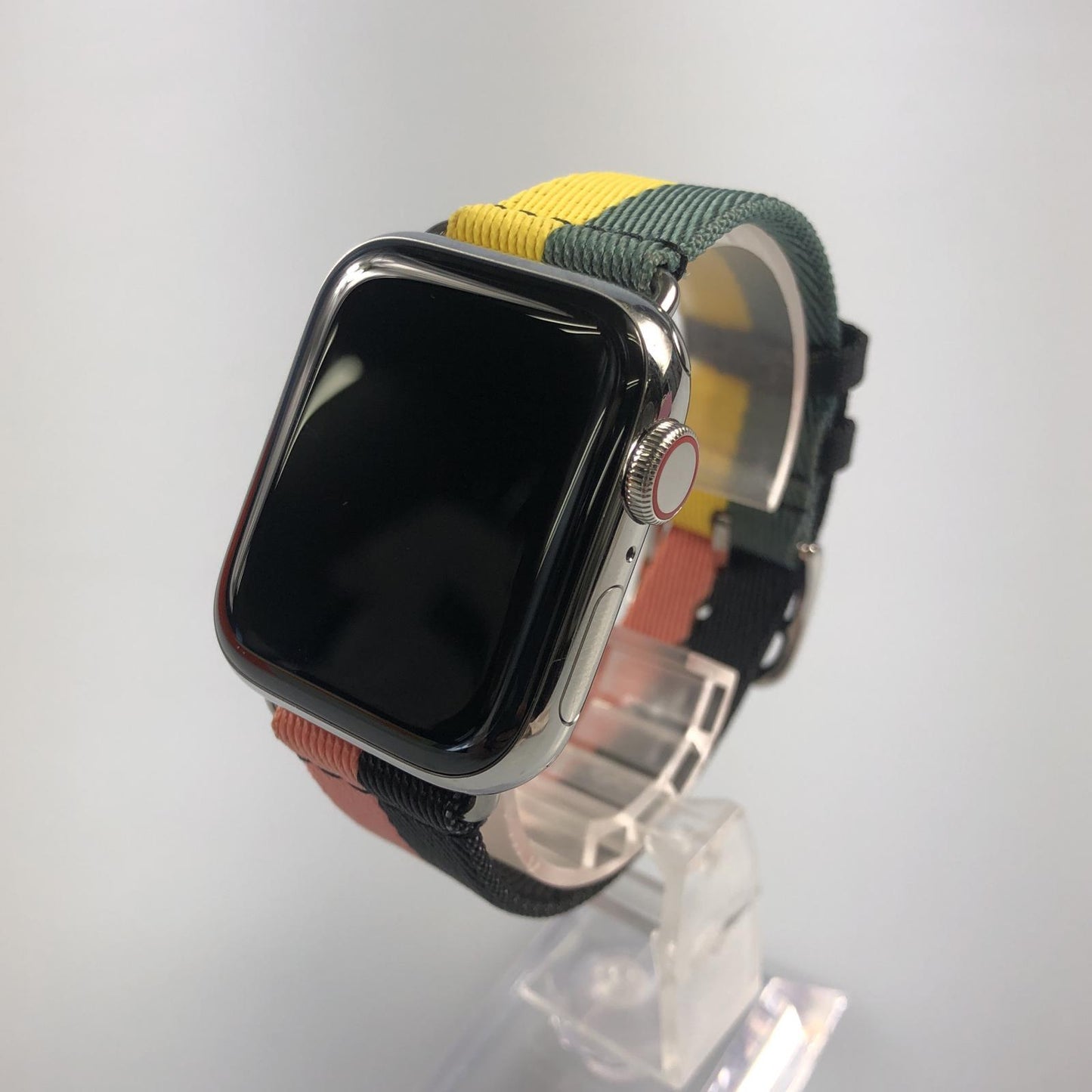 Hermes Applewatch Series 6 40mm MG3K3J A Yellow Pink Black Good Condition