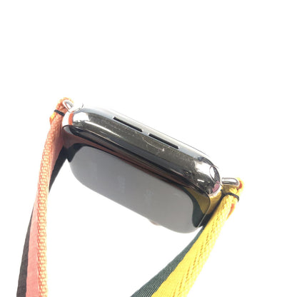 Hermes Applewatch Series 6 40mm MG3K3J A Yellow Pink Black Good Condition