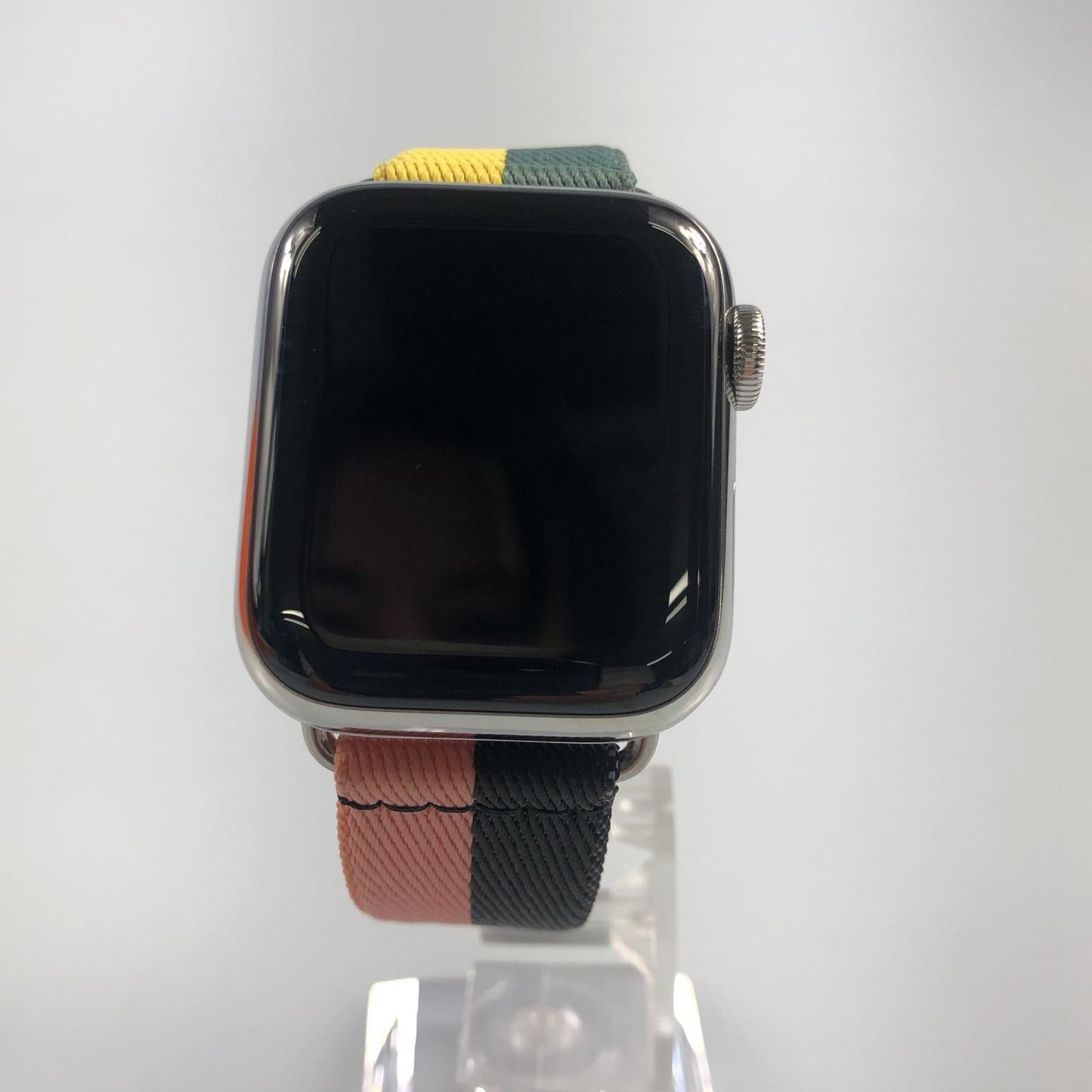 Hermes Applewatch Series 6 40mm MG3K3J A Yellow Pink Black Good Condition