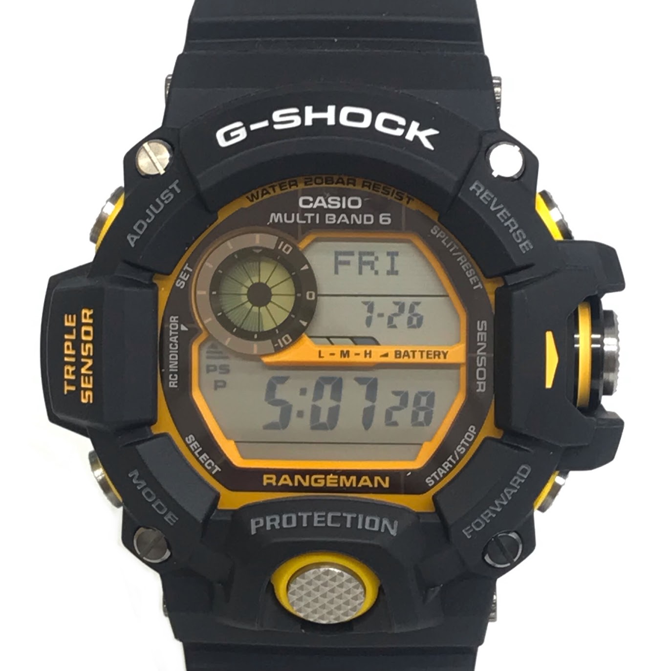 G-Shock Master Of G-Land Rangeman/Digital Solar Watch Gw-9400Yj-1Jf Black Kurayo