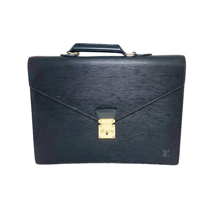 Louis Vuitton M54422 Serviette Conseil Briefcase Bag Business Epi Leather Black