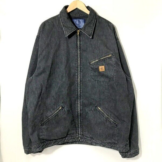 Hellrazor Denim Jacket Blouson Smicro Casual Patch Outerwear Men's