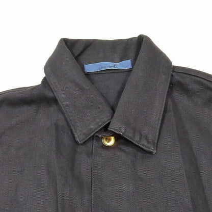 Semoh Coverall Denim Jacket Blouson Sleeve Switching Size 3 Black