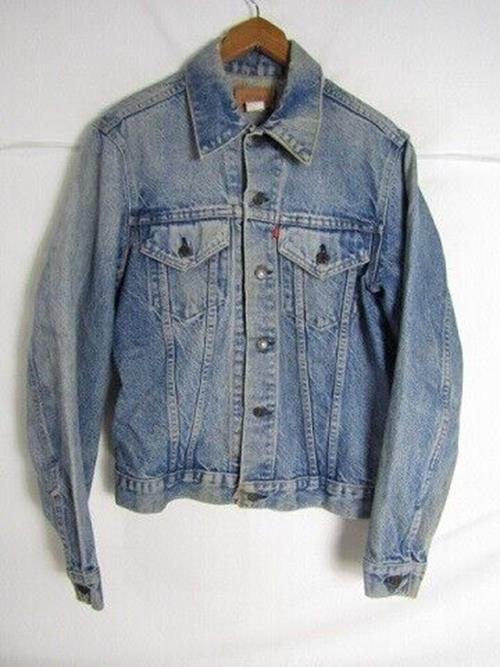 70 Made Levi's 71205 E Denim Jacket Size 40L Men's Medium