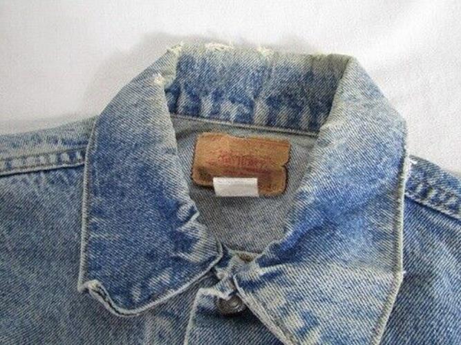 70 Made Levi's 71205 E Denim Jacket Size 40L Men's Medium