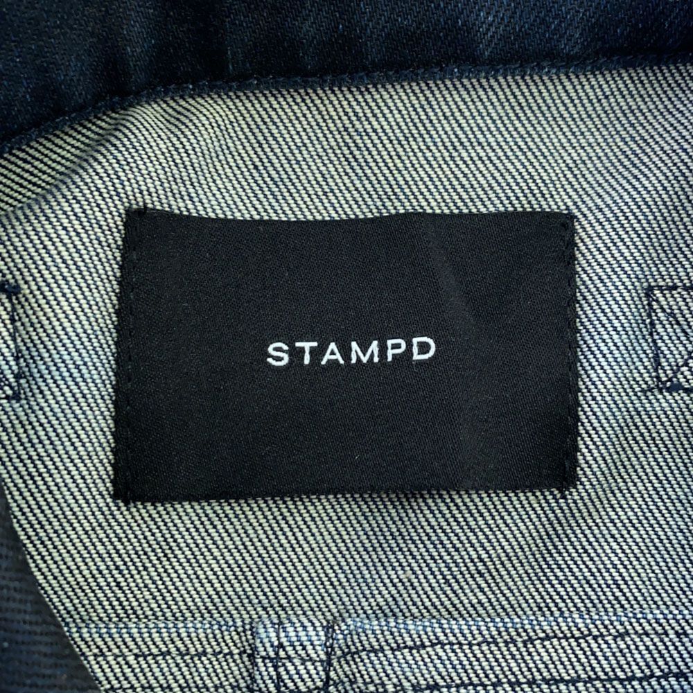 Stamped Denim Jacket L Stampd Blouson Men's