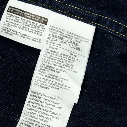 Sale 20X/No Returns Levi's Beams Custom Made Inside Out G Jean Denim Jacket Indi