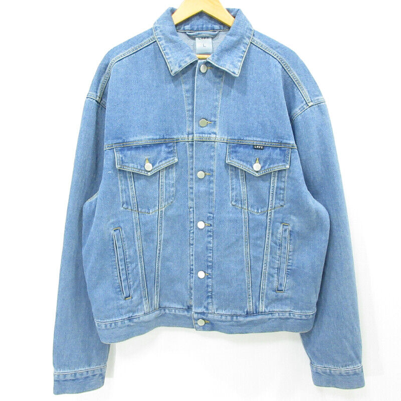 LYFT Oversize Denim Jacket Blue Size L F095