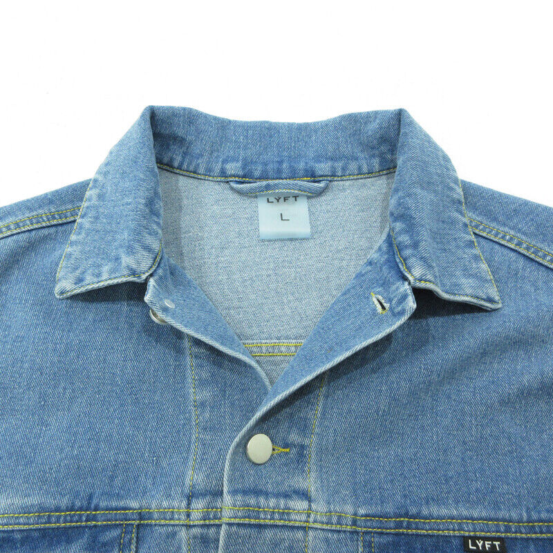 LYFT Oversize Denim Jacket Blue Size L F095