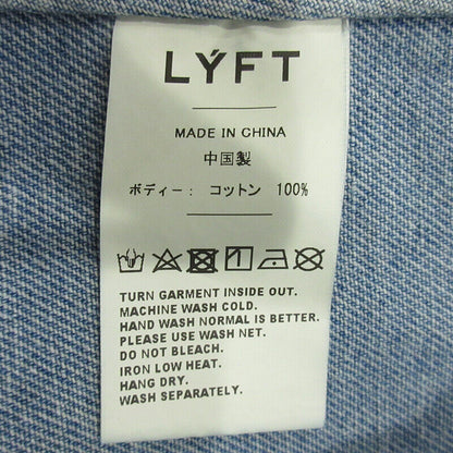 LYFT Oversize Denim Jacket Blue Size L F095