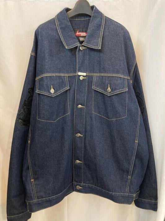 Johnny Blaze Denim Jacket Size XL Men's Outerwear 03R10167 Iruma Store