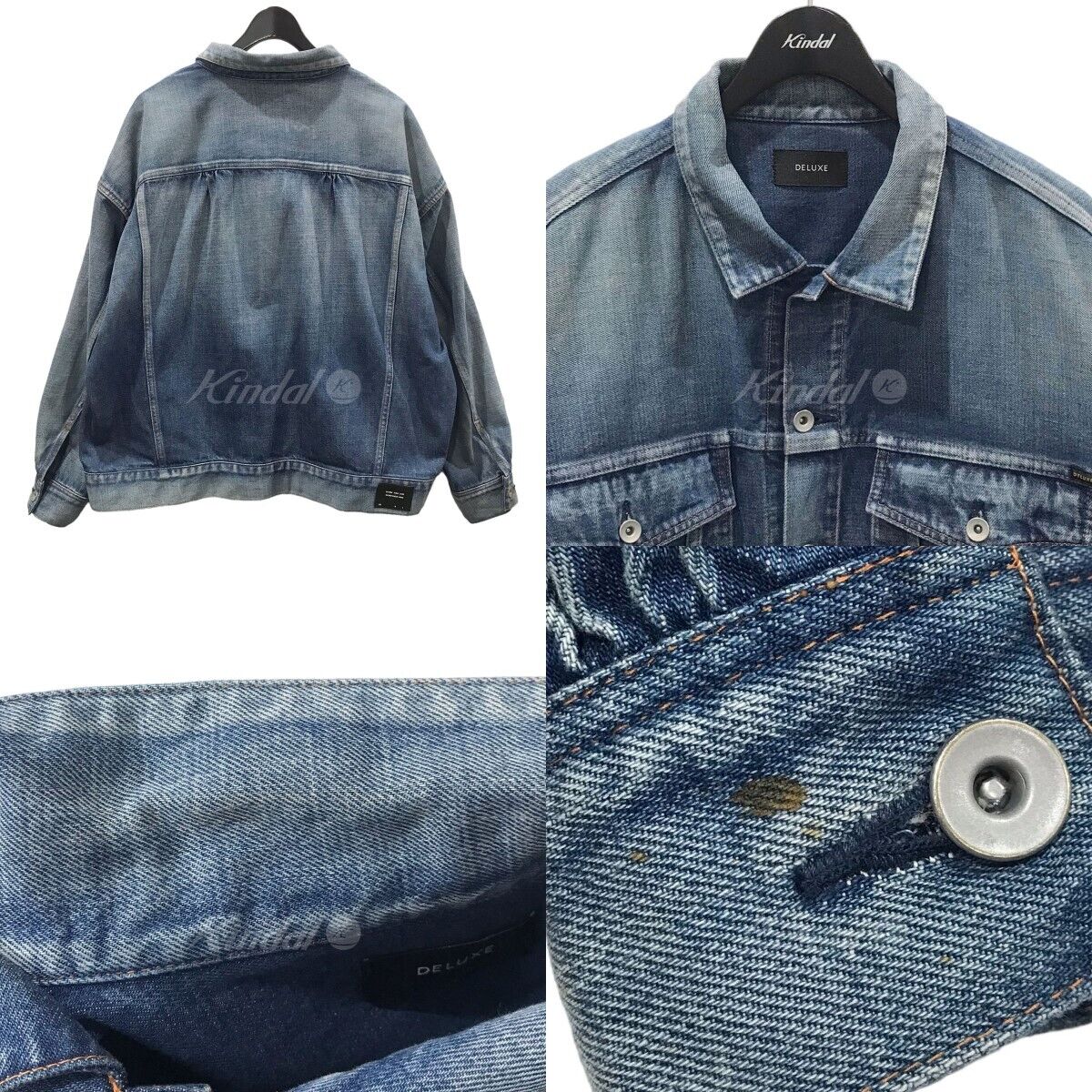 Deluxe Denim Jacket Upsetter 22Ad1318 Indigo Size L Price Review