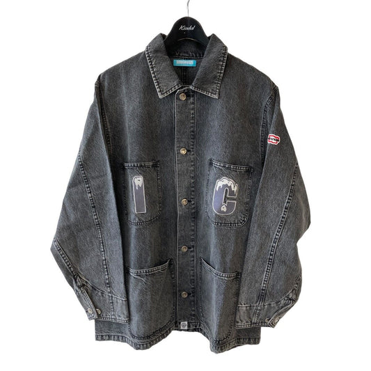 BBC Icecream 24Ss Washed Denim Jacket Icejp241X001 Gray Size L 140724