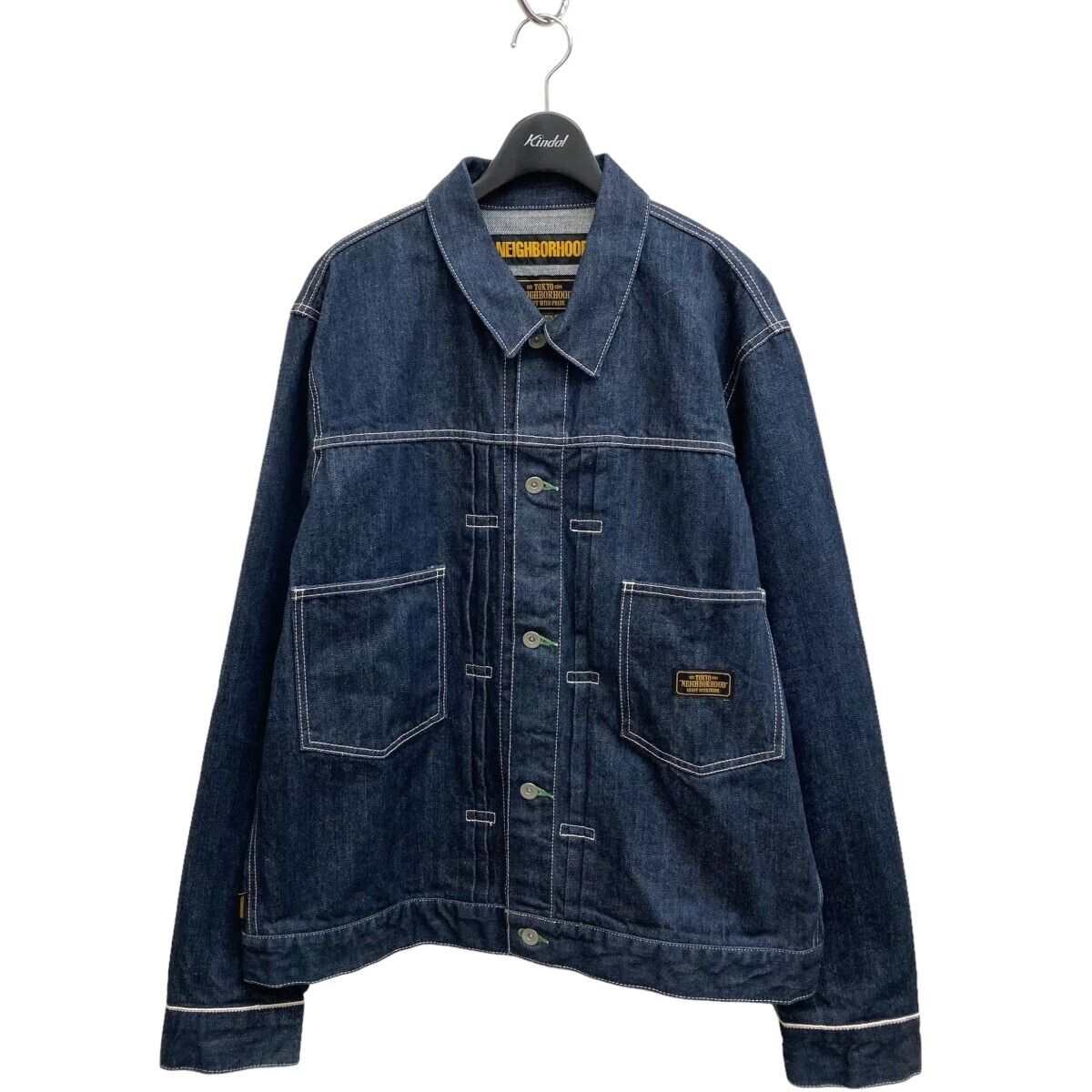 Neighborhood Stockman C-Jkt Denim Jacket 191Xbnh-Jkm01 Indigo Size XL 010824