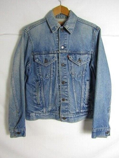 80 Made In Usa Levi's 70506 Denim Jacket 4 Pockets 38 M Size Men's Large