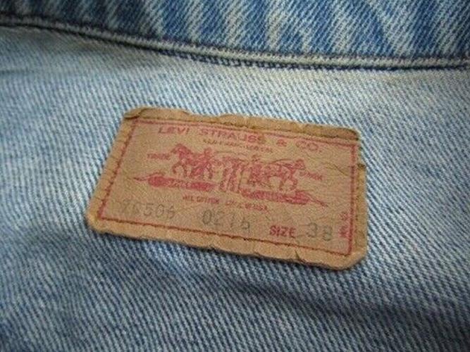 80 Made In Usa Levi's 70506 Denim Jacket 4 Pockets 38 M Size Men's Large