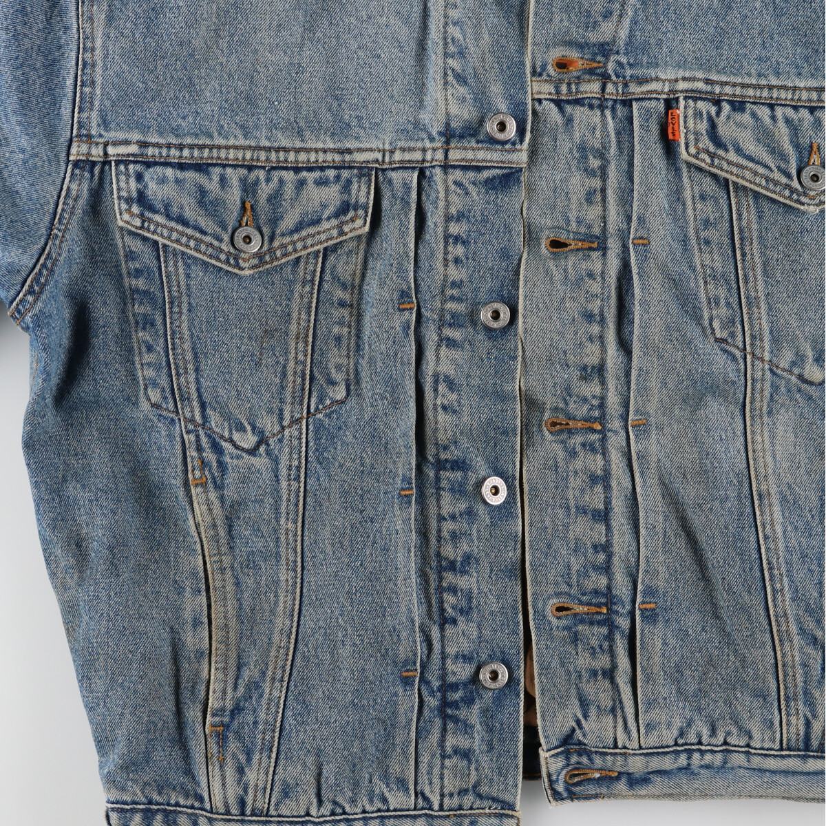 90'S Levi's 70612 Euro Model Denim Jacket Men's L Vintage /Eaa409821