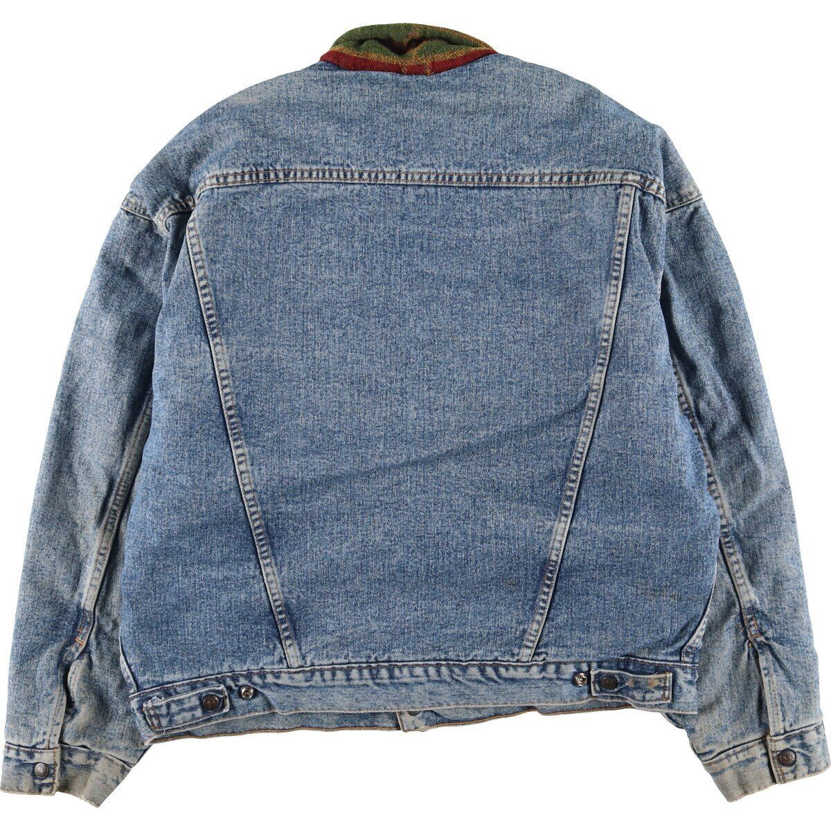 90'S Levi's Denim Jacket G Jean Usa Made Men's L Vintage /Eaa396113