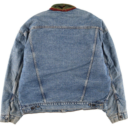 90'S Levi's Denim Jacket G Jean Usa Made Men's L Vintage /Eaa396113