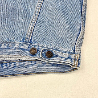 90'S Levi's 71165 0213 Trucker Jacket Studded Denim Jeans Size Men's L Indigo Bl