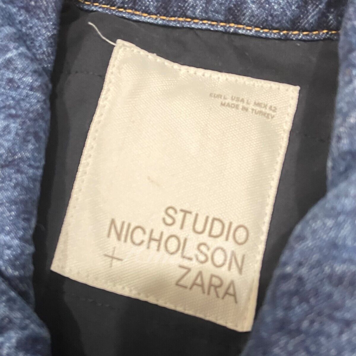 Studio Nicholson Zara Denim Jacket Indigo Size L 160324