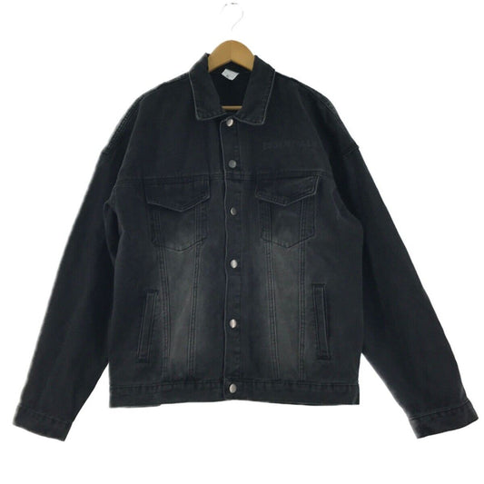 Essentials Denim Jacket Size XL Black B Rank