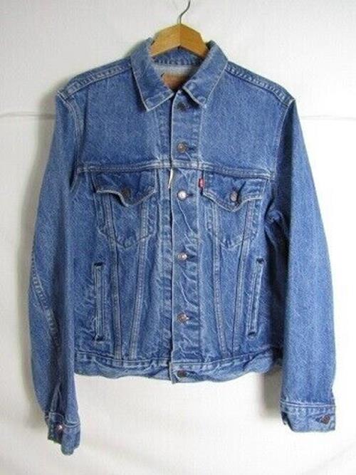 80 Usa Made Levi's 70506 Denim Jacket 4 Pockets 42 L Size Men's Large