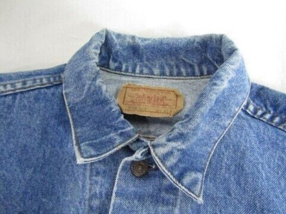 80 Usa Made Levi's 70506 Denim Jacket 4 Pockets 42 L Size Men's Large