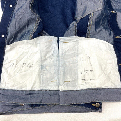 Tank Jeans Denim Jacket Switch Size L Indigo Mello