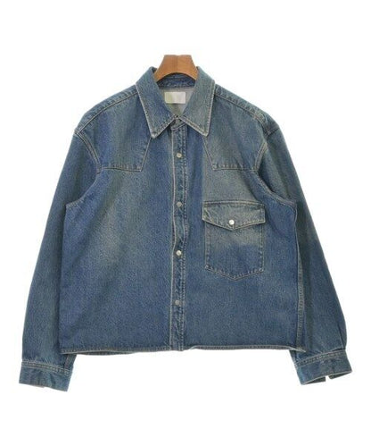 URU Denim Jacket Men's Body 61.5c Shoulder 53 Sleeve 62.5 Dress 66(cm