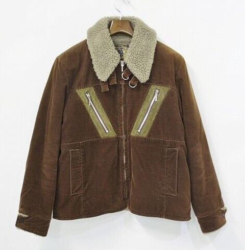 2-Tacs Corduroy Boa Jacket Brown S 2Tacs Blouson