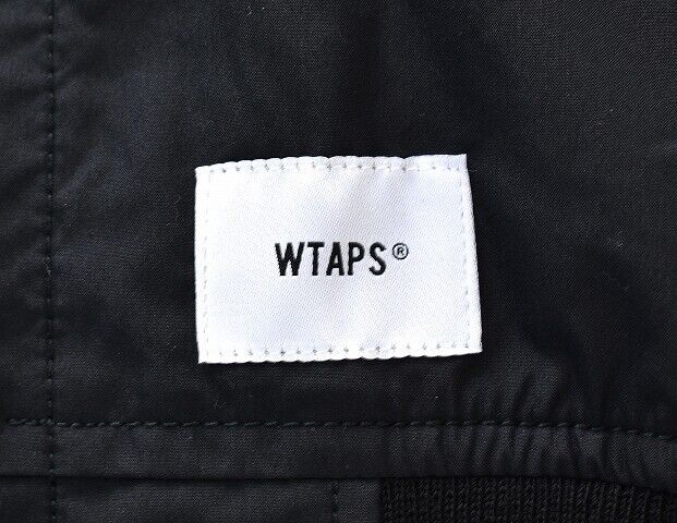 Wtaps Wfs / Jacket. Nyco. Weather Military Bomber Jacket 01 Black