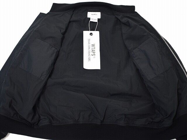 Wtaps Wfs / Jacket. Nyco. Weather Military Bomber Jacket 01 Black