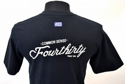 430 Fourthirty Common Sense V-Neck S/S Tee Number Icon Short Sleeve T-Shirt Logo