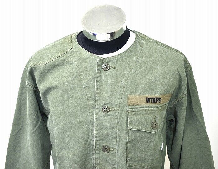 Wtaps Double Taps Scout Ls Shirt. Cotton. Oxford 201Tqdt-Shm01 Long Sleeve Shirt